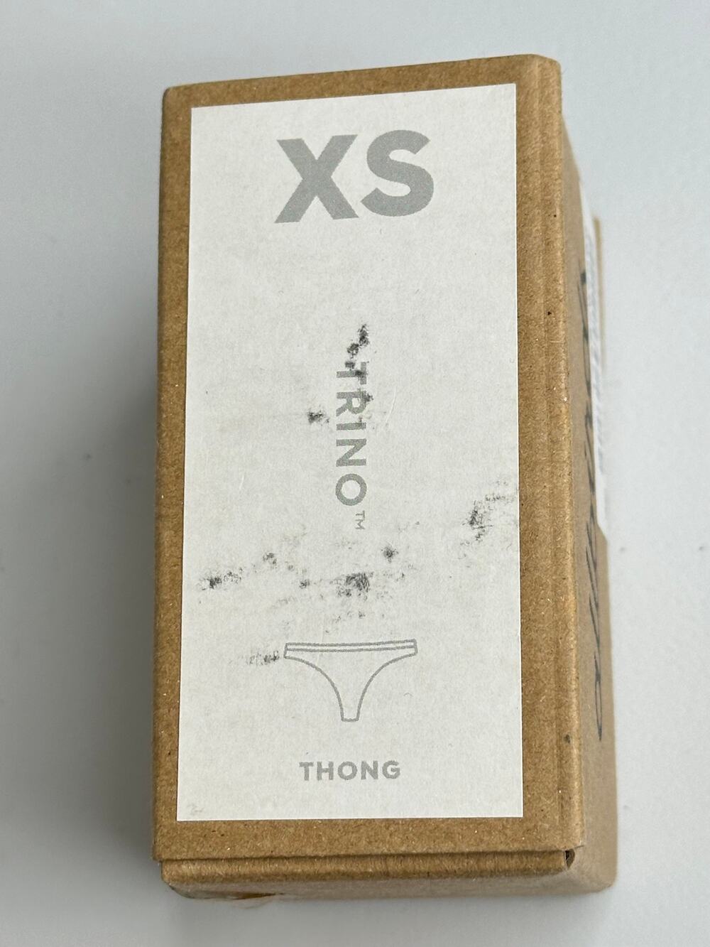 Allbirds Trino Thong Panty White XS NWT Eucalyptus Merino Wool Discontinued Rare